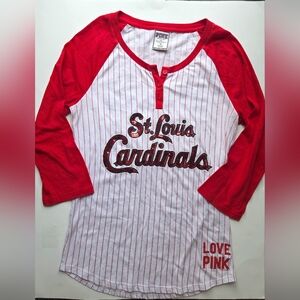 Victoria’s Secret PINK St Louis Cardinals Baseball Tee Medium